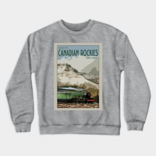 Retro Railway Travel Canada_04 Crewneck Sweatshirt